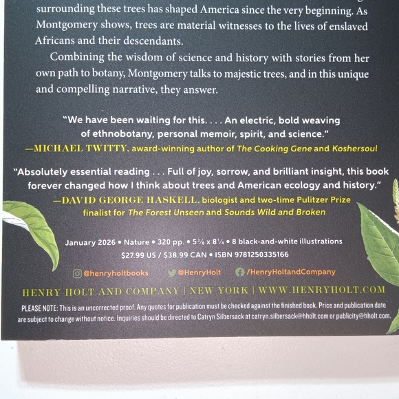 ARC When Trees Testify Book Beronda Montgomery Uncorrected Proof Softcover - Picture 4 of 4